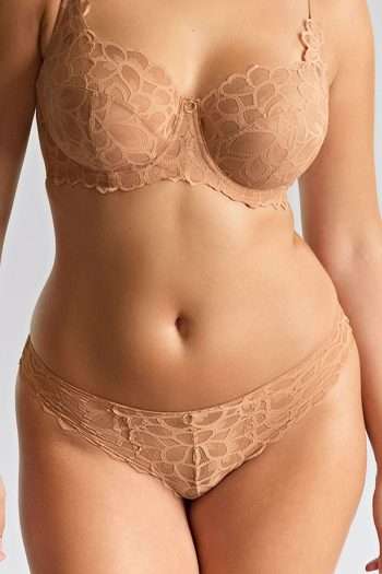 Panache Brazilian Brief, Honey, Front View