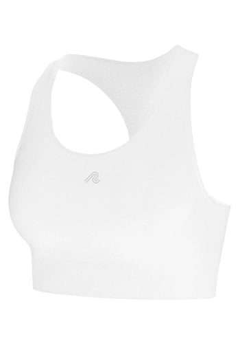 Runderwear Balance Sports Bra, White, Front View