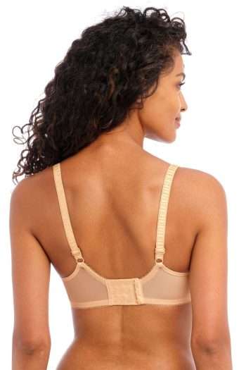 Freya Pure Moulded Nursing Bra, Nude, Back View