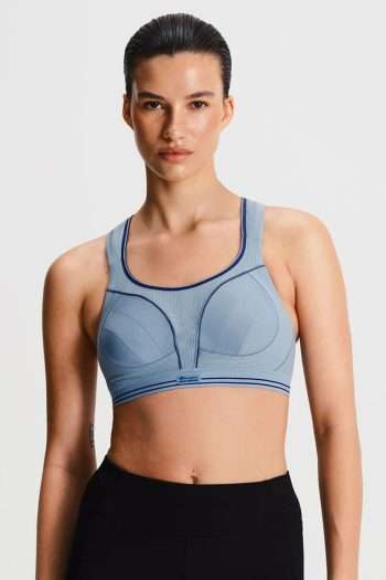 Shock Absorber Ultimate Run Bra, Cloudy Blue, Front View