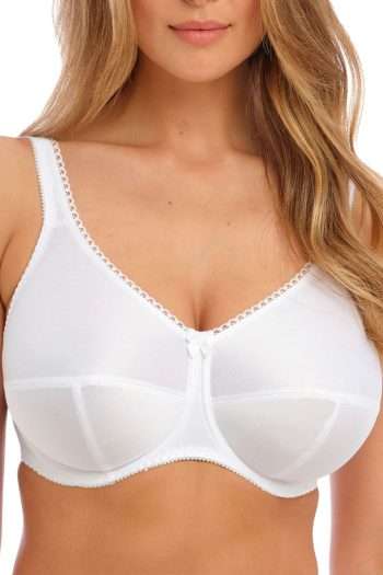 Fantasie Speciality Smooth Cup Bra, White, Front View
