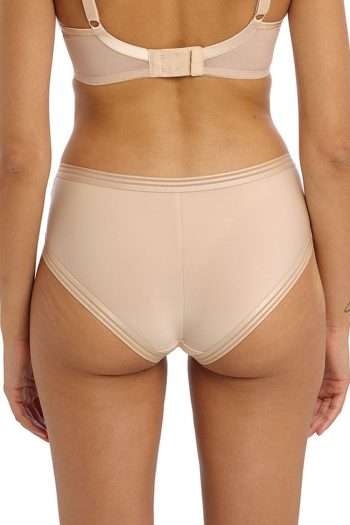 Freya Tailored Short, Natural Beige, Back View