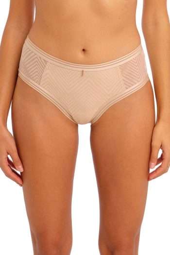 Freya Tailored Short, Natural Beige, Front View