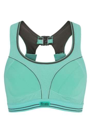Shock Absorber Ultimate Run Bra, Pool Blue, Front View