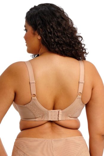 Elomi Nerina Stretch Plunge Bra, Sahara, Back View