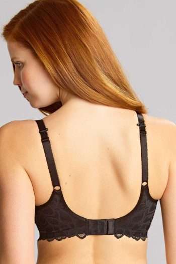 Panache Allure Moulded Spacer Bra, Black, Regular Back View