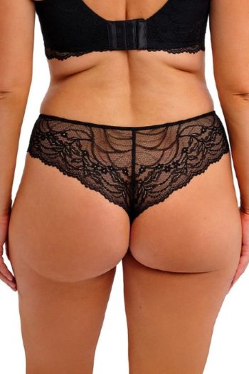 Fantasie Cesile Brazilian Brief, Black, Back View