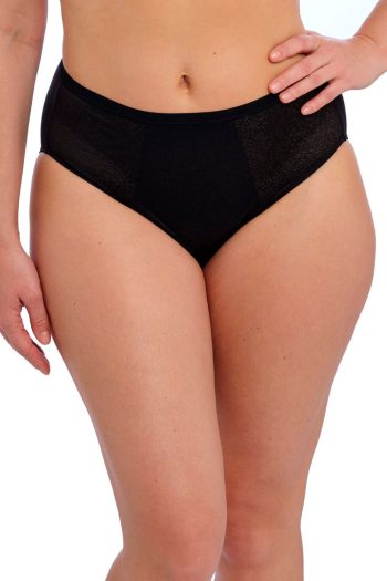 Fantasie Demure Full Brief, Black, Front View