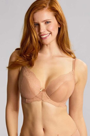 Panache Ana Plunge Bra, Honey, Front View