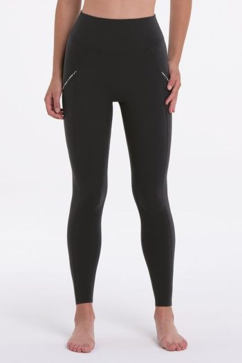 Anita Active Sports Tights Smart, Black, Front View