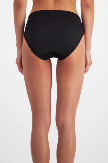 Berlei Barely There Lace Bikini Brief, Black, Back View