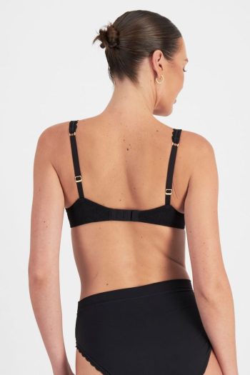 Berlei Barely There Lace Contour Bra, Black, Back View