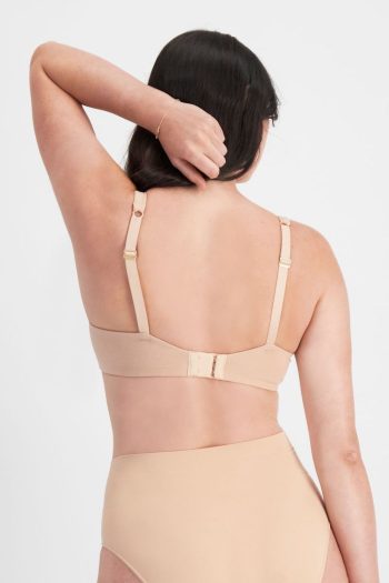 Berlei Barley There Breathe T-Shirt Bra, Nude, Back View