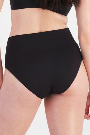 Berlei UnderState Seamless Full Brief, Black, Back View