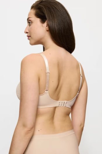 Triumph Contouring Sensation Minimiser Bra, New Beige, Back View
