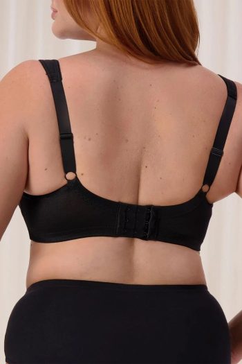 Triumph Endless Comfort Wirefree Bra, Black, Back View