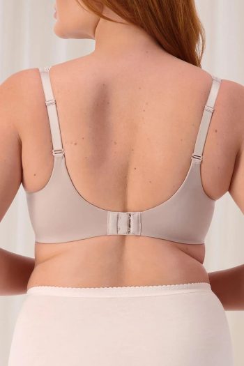 Triumph Gorgeous Silhouette Padded T-Shirt Bra, Beige, Regular Back View