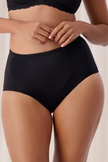 Triumph Minimiser Hips Panty, Black, Front View
