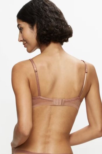 Triumph Signature Sheer Padded Bra, Toasted Almond, Back View