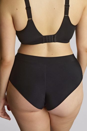 Sculptresse Body Deep Brief, Black, Back View