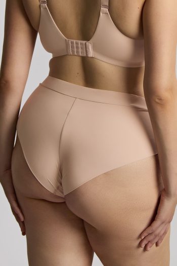Sculptresse Body Deep Brief, Cameo Rose, Back View
