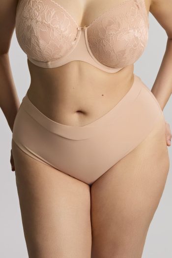 Sculptresse Body Deep Brief, Cameo Rose, Front View