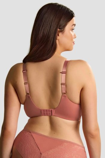 Sculptresse Sophia Plunge Bra, Sienna Rose, Regular Back View
